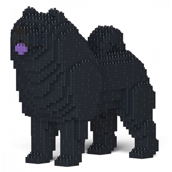 Jekca - Chow Chow 01S-M02 - Lego - Sculpture - Construction - 4D - Brick Animals - Toys