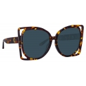Linda Farrow - Astra Cat Eye Sunglasses in Tortoiseshell - LFL1357C2SUN - Linda Farrow Eyewear