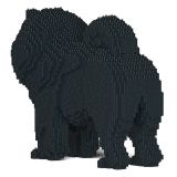 Jekca - Chow Chow 02S-M03 - Lego - Sculpture - Construction - 4D - Brick Animals - Toys