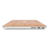 Woodcessories - Ciliegio / MacBook Skin Cover - MacBook 13 Pro Retina - Eco Skin - Apple Logo - Cover MacBook in Legno