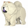 Jekca - Chow Chow 02S-M04 - Lego - Sculpture - Construction - 4D - Brick Animals - Toys