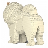 Jekca - Chow Chow 02S-M04 - Lego - Sculpture - Construction - 4D - Brick Animals - Toys