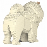 Jekca - Chow Chow 02S-M04 - Lego - Sculpture - Construction - 4D - Brick Animals - Toys