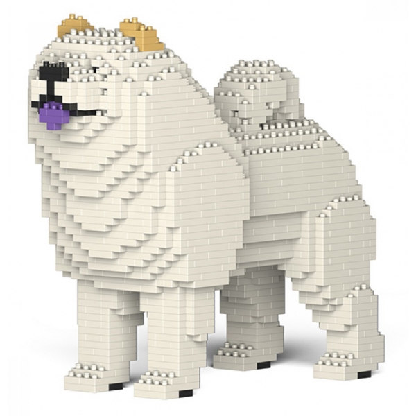 Jekca - Chow Chow 01S-M04 - Lego - Sculpture - Construction - 4D - Brick Animals - Toys