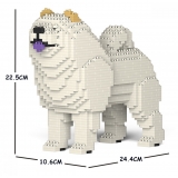 Jekca - Chow Chow 01S-M04 - Lego - Scultura - Costruzione - 4D - Animali di Mattoncini - Toys