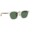 Linda Farrow - Atkins A D-Frame Sunglasses in Clear - LF42AC6SUN - Linda Farrow Eyewear