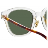 Linda Farrow - Atkins A D-Frame Sunglasses in Clear - LF42AC6SUN - Linda Farrow Eyewear