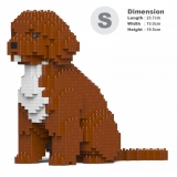 Jekca - Cockapoo 01S-M02 - Lego - Sculpture - Construction - 4D - Brick Animals - Toys