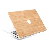 Woodcessories - Bamboo / MacBook Skin Cover - MacBook 13 Pro Retina - Eco Skin - Apple Logo - Cover MacBook in Legno