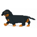 Jekca - Dachshund 06S-M01 - Lego - Sculpture - Construction - 4D - Brick Animals - Toys