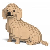 Jekca - Dachshund 05S-M03 - Lego - Scultura - Costruzione - 4D - Animali di Mattoncini - Toys