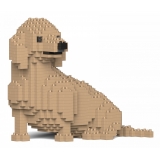 Jekca - Dachshund 05S-M03 - Lego - Sculpture - Construction - 4D - Brick Animals - Toys