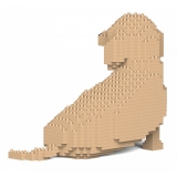 Jekca - Dachshund 05S-M03 - Lego - Sculpture - Construction - 4D - Brick Animals - Toys