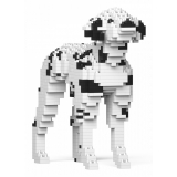 Jekca - Dalmatian 01S-M01 - Lego - Sculpture - Construction - 4D - Brick Animals - Toys