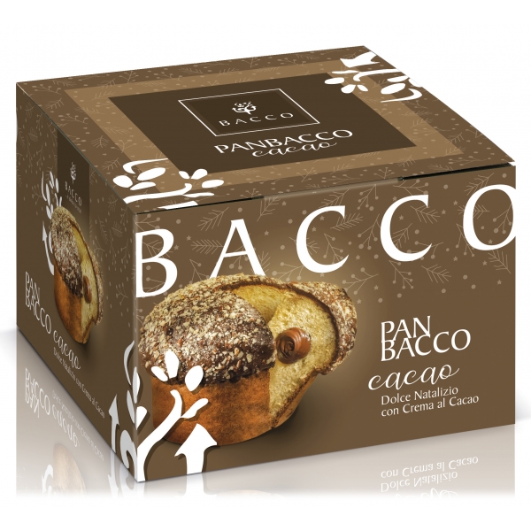 Bacco - Tipicità al Pistacchio - PanBacco al Cacao - Panettone Artigianale - 900 g