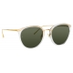 Linda Farrow - Calthorpe Oval Sunglasses in Clear - LFL251C76SUN - Linda Farrow Eyewear