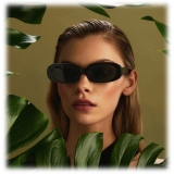 Linda Farrow - Occhiali da Sole Cara Oval in Nero - LFL1252C1SUN - Linda Farrow Eyewear