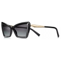 Tiffany & Co. - Occhiale da Sole Cat Eye - Nero Grigio - Collezione Tiffany Sunglasses - Tiffany & Co. Eyewear