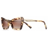 Tiffany & Co. - Occhiale da Sole Cat Eye - Tartarugato Giallo Marrone - Collezione Tiffany Sunglasses - Tiffany & Co. Eyewear