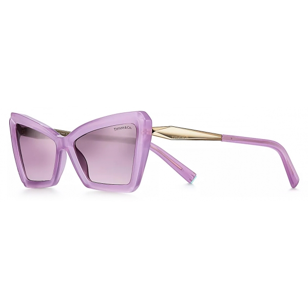 Tiffany & Co. - Occhiale da Sole Cat Eye - Opale Fucsia Rosa - Collezione Tiffany Sunglasses - Tiffany & Co. Eyewear
