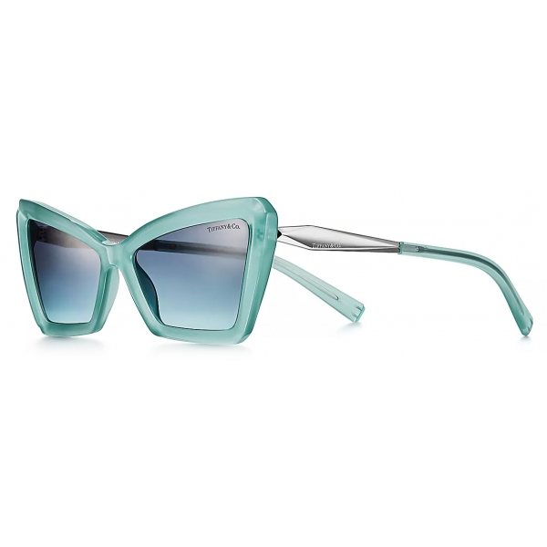 Tiffany & Co. - Cat Eye Sunglasses - Blue Opal Tiffany Blue® - Tiffany Sunglasses Collection - Tiffany & Co. Eyewear