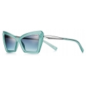 Tiffany & Co. - Occhiale da Sole Cat Eye - Opale Blu Tiffany Blue® - Collezione Tiffany Sunglasses - Tiffany & Co. Eyewear