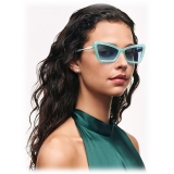 Tiffany & Co. - Occhiale da Sole Cat Eye - Opale Blu Tiffany Blue® - Collezione Tiffany Sunglasses - Tiffany & Co. Eyewear