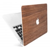 Woodcessories - Walnut / MacBook Skin Cover - MacBook 13 Pro Touchbar - Eco Skin - Apple Logo - Wooden MacBook Cover