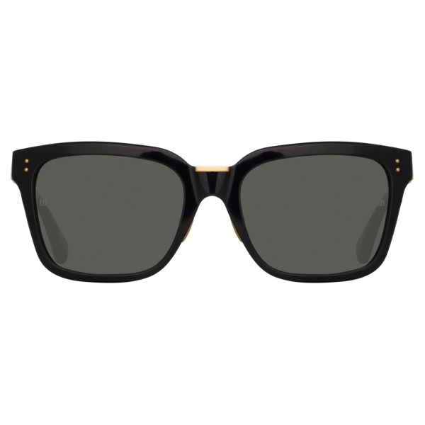 Linda Farrow - Desiree D-Frame Sunglasses in Black - LFL1322C4SUN - Linda Farrow Eyewear