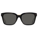 Linda Farrow - Desiree D-Frame Sunglasses in Green - LFL1322C6SUN - Linda Farrow Eyewear