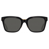 Linda Farrow - Desiree D-Frame Sunglasses in Black - LFL1322C4SUN - Linda Farrow Eyewear