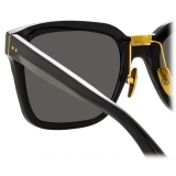 Linda Farrow - Occhiali da Sole Desiree D-Frame in Nero - LFL1322C4SUN - Linda Farrow Eyewear