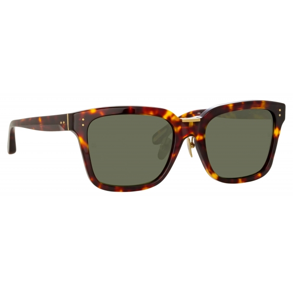 Linda Farrow - Desiree D-Frame Sunglasses in Tortoiseshell - LFL1322C5SUN - Linda Farrow Eyewear