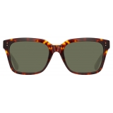 Linda Farrow - Desiree D-Frame Sunglasses in Tortoiseshell - LFL1322C5SUN - Linda Farrow Eyewear