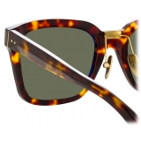 Linda Farrow - Desiree D-Frame Sunglasses in Tortoiseshell - LFL1322C5SUN - Linda Farrow Eyewear