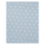 Viola Milano - Pin Dot Selftipped Silk Tie - Light Blue/White - Handmade in Italy - Luxury Exclusive Collection