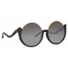 Linda Farrow - Elodie Flat Top Sunglasses in Black - LFL1167C1SUN - Linda Farrow Eyewear
