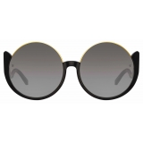 Linda Farrow - Elodie Flat Top Sunglasses in Black - LFL1167C1SUN - Linda Farrow Eyewear