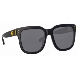 Linda Farrow - The Freya Square Sunglasses in Black - LFL1175C1SUN - Linda Farrow Eyewear