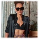 Linda Farrow - The Freya Square Sunglasses in Black - LFL1175C1SUN - Linda Farrow Eyewear