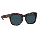 Linda Farrow - Occhiali da Sole Jenson D-Frame in Tartaruga - LFL1384C2SUN - Linda Farrow Eyewear