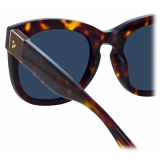 Linda Farrow - Occhiali da Sole Jenson D-Frame in Tartaruga - LFL1384C2SUN - Linda Farrow Eyewear