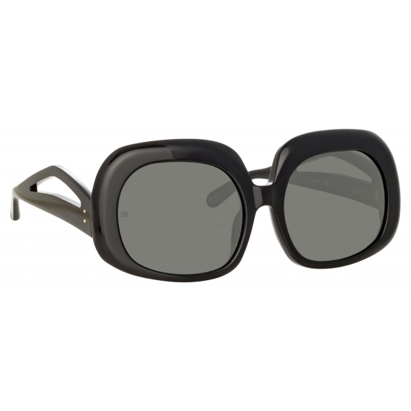小物 LINDA FARROW Alona Sunglasses in Black Linda Farrow - Alona Sunglasses | Specs Collective