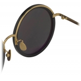 Linda Farrow - The Tracy Round Sunglasses in Black (C11) - LFL239C11SUN - Linda Farrow Eyewear