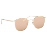 Linda Farrow - The Simon Square Sunglasses in Rose Gold (C3) - LFL479C3SUN - Linda Farrow Eyewear