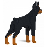 Jekca - Doberman Pinscher 01S-M01 - Lego - Sculpture - Construction - 4D - Brick Animals - Toys