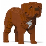 Jekca - Dogue De Bordeaux 01S - Lego - Sculpture - Construction - 4D - Brick Animals - Toys