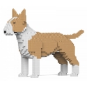 Jekca - English Bull Terrier 01S-M04 - Lego - Sculpture - Construction - 4D - Brick Animals - Toys