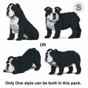 Jekca - English Bulldog 4-in-1 Pack 01S-M04 - Lego - Scultura - Costruzione - 4D - Animali di Mattoncini - Toys