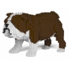 Jekca - English Bulldog 01S-M01 - Lego - Scultura - Costruzione - 4D - Animali di Mattoncini - Toys